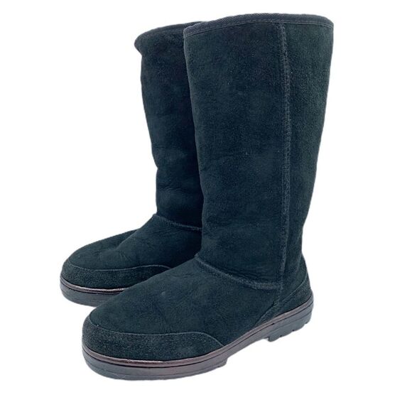 UGG Tall Boot - Black - 6 Wide - Picture 3 of 14